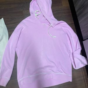 Hot pink Target hoodie.